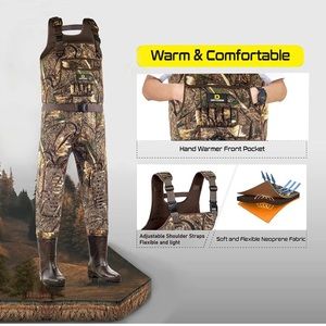 Waterproof Wader for Men With Boots